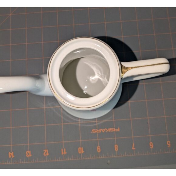 Noritake Demitasse Coffee Pot Azalea Porcelain red M Morimura mark - Picture 8 of 14